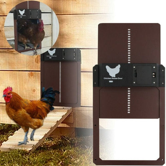 FarmGuard – Automatische kippenhokpoort voor gemakkelijke toegang en veiligheid