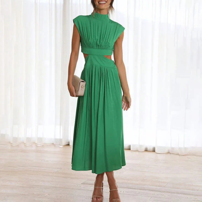 Ava | Damen Midi Sommerkleid Für Alltag Und Freizeit