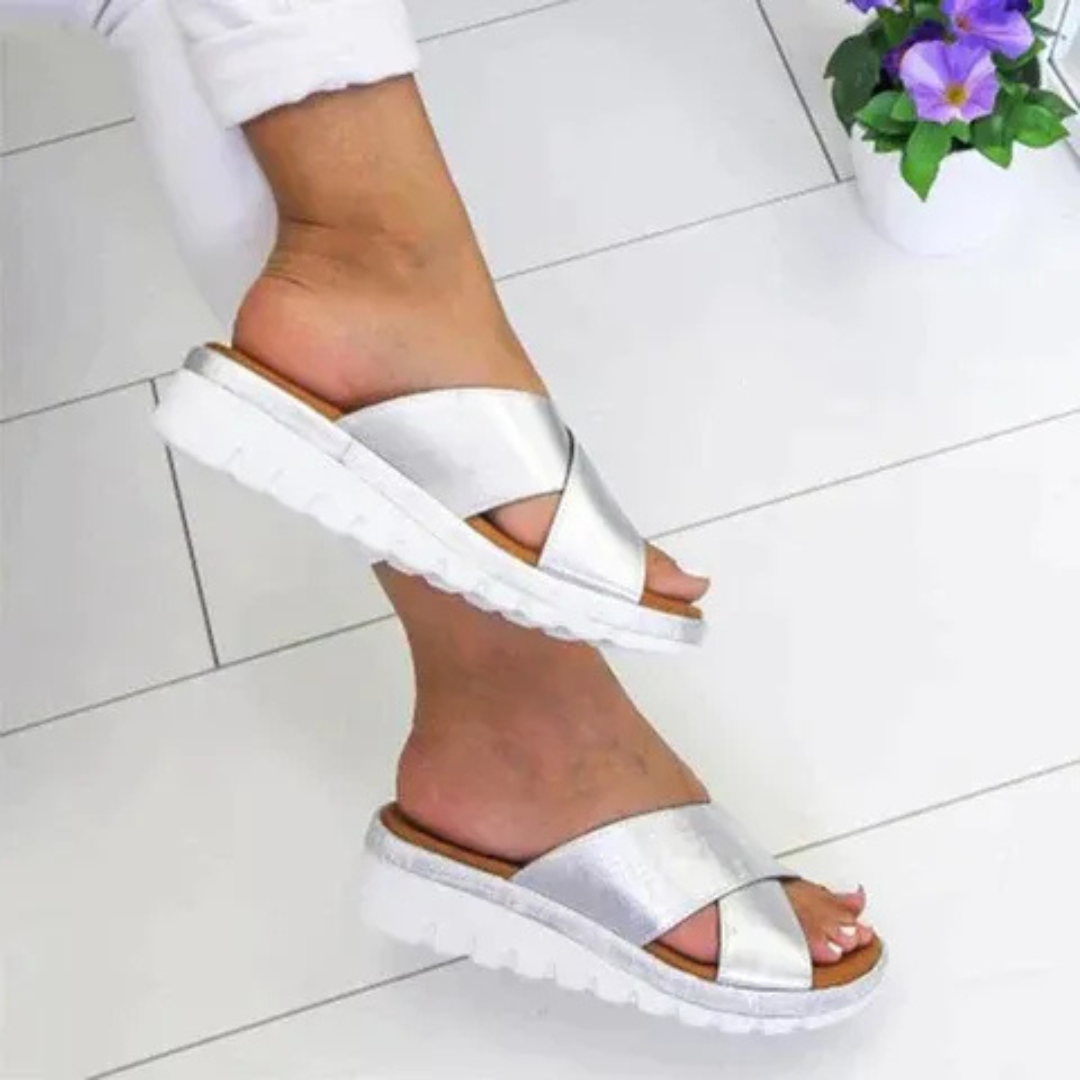 Aylin | Damen Sandalen Flach Reise Alltag Stil