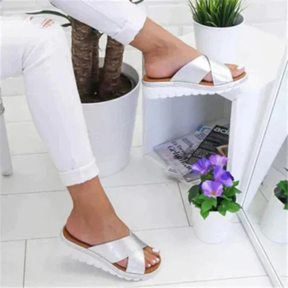 Aylin | Damen Sandalen Flach Reise Alltag Stil
