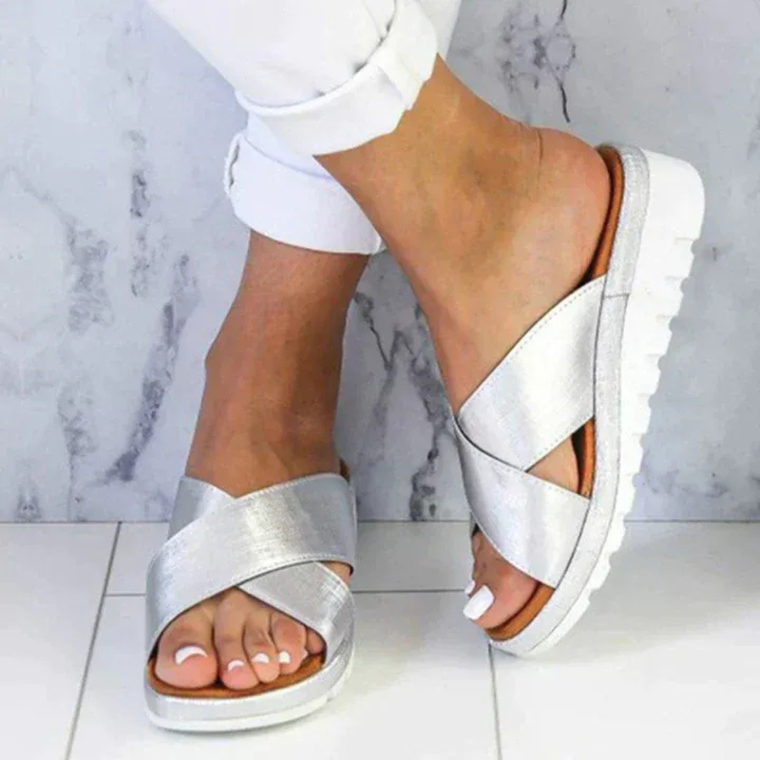 Aylin | Damen Sandalen Flach Reise Alltag Stil