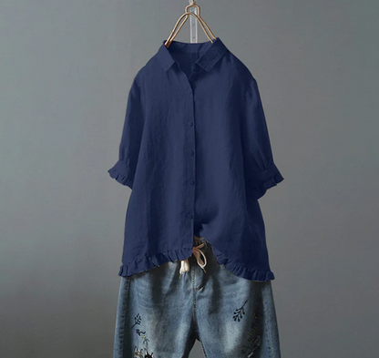 Camicia da donna in cotone – Top elegante e confortevole