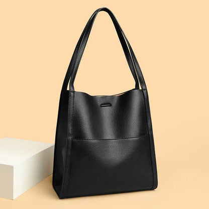 Classic Vegan Leather Crossbody Tote