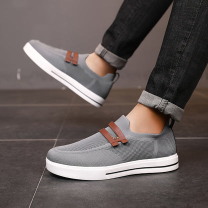 Reina | Mens Knit Slip-On Trainers