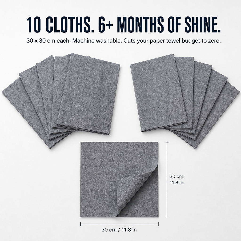 LumaClean™ — Clean Glass, Mirrors & Car Windows Streaklessly with Only Water