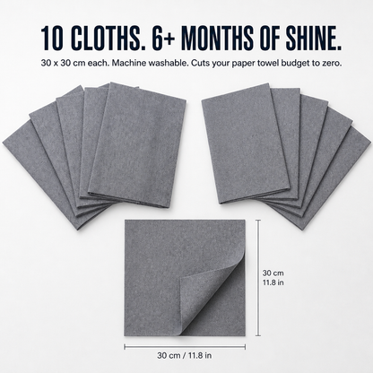 LumaClean™ — Clean Glass, Mirrors & Car Windows Streaklessly with Only Water