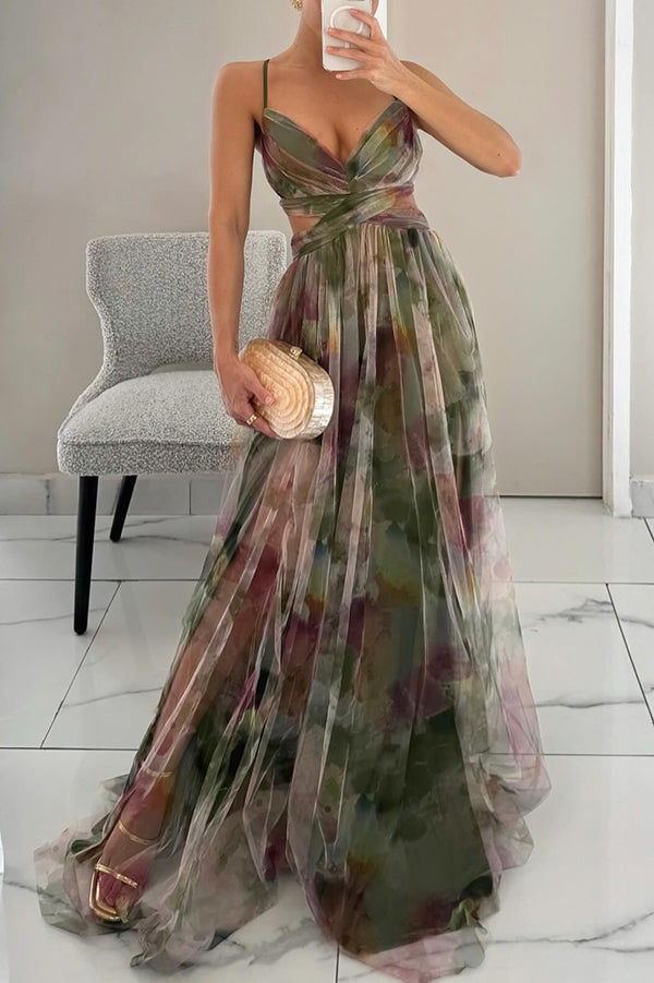 Hazel | Women elegant pleated Maxi dress
