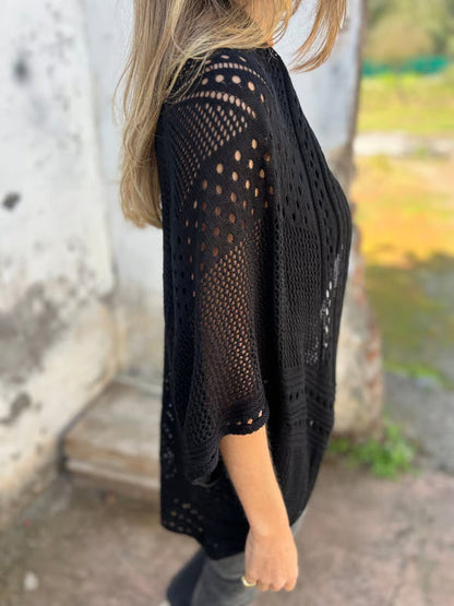 Alithia - licht vestje met halve mouwen