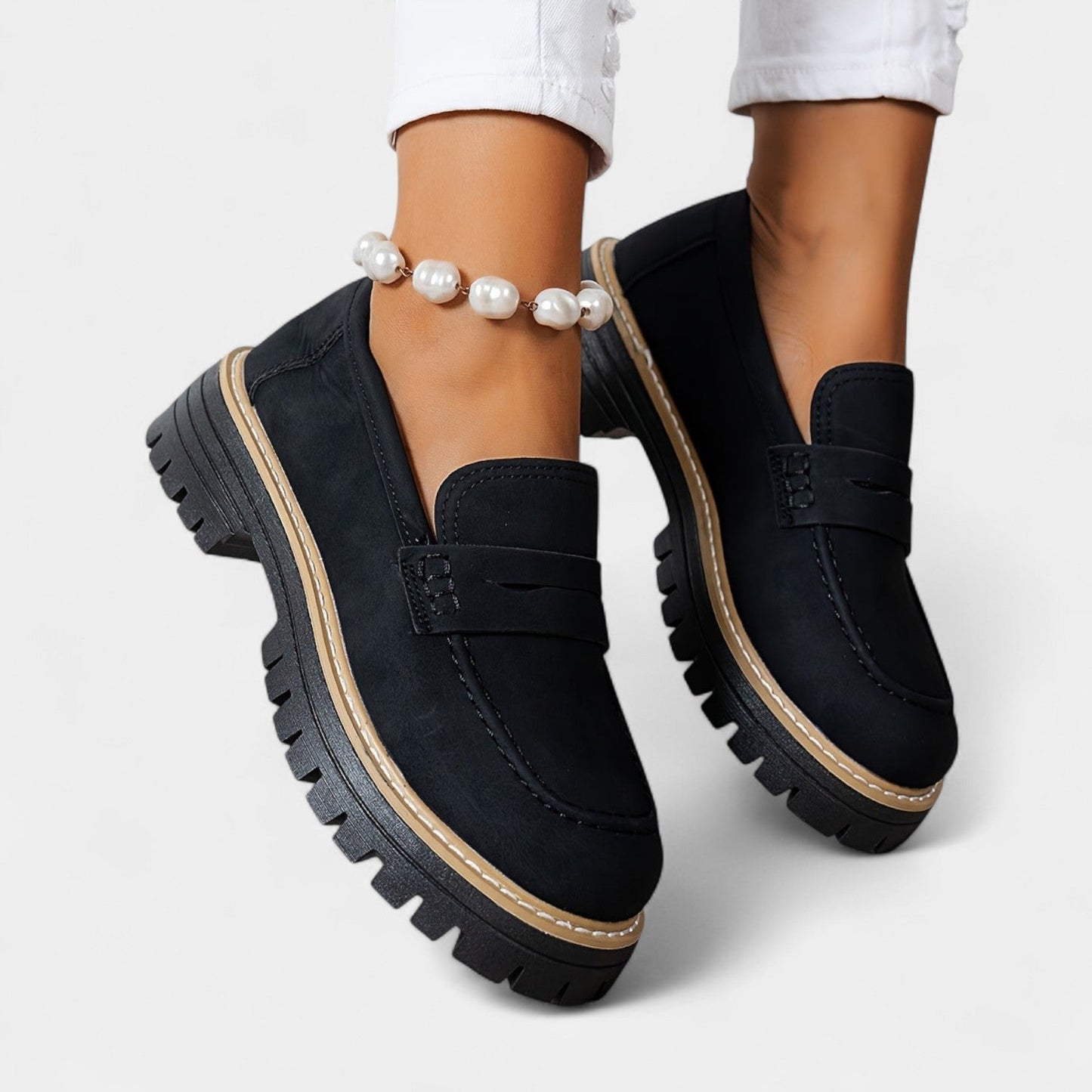 Michaela – Mocasines con suela gruesa