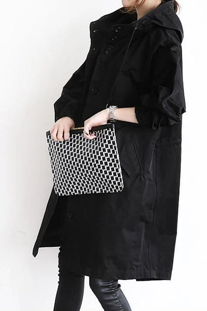 Damen Oversized Regenmantel | Lang