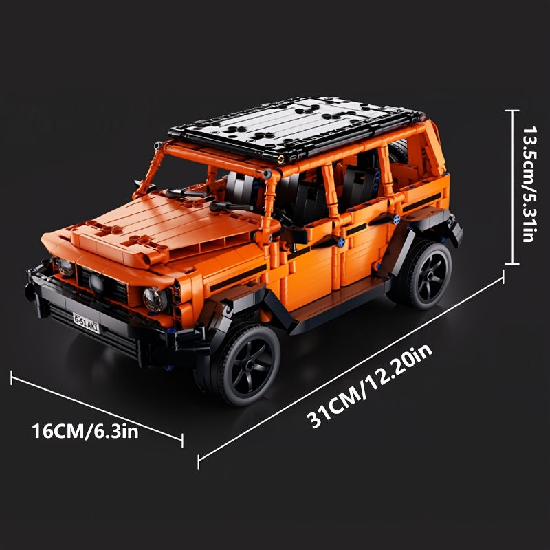 TrailBlazer – 1311-delige Oranje Off-Road Truck Bouwset