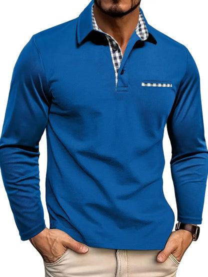 Alesio – Herren Langarm Poloshirt