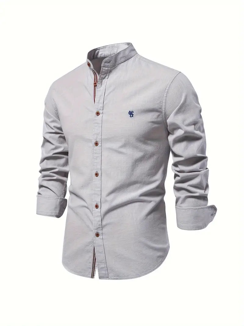 Men’s Classic Button Shirt – Elegant Comfortable Breathable Stylish Casual Smart Everyday Wear