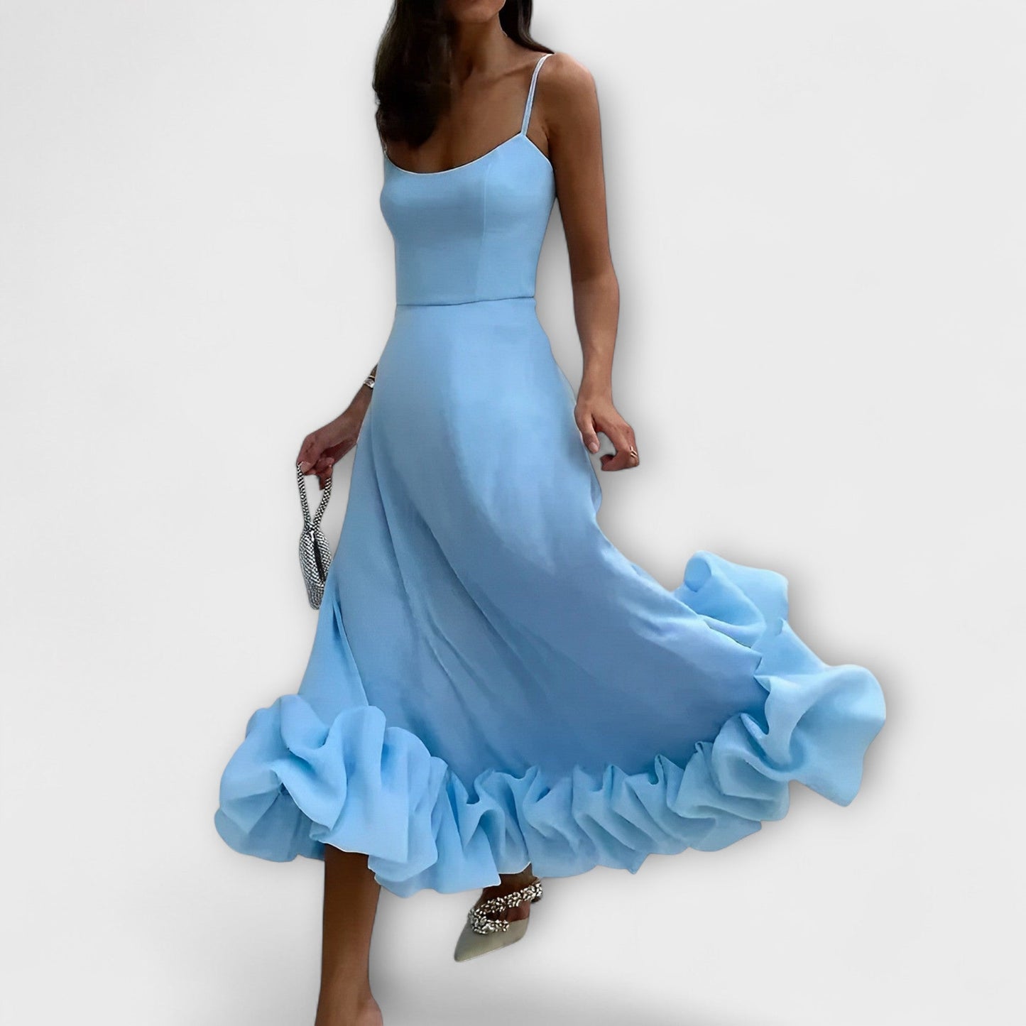 LILY - Vestido Largo Fluido Elegante