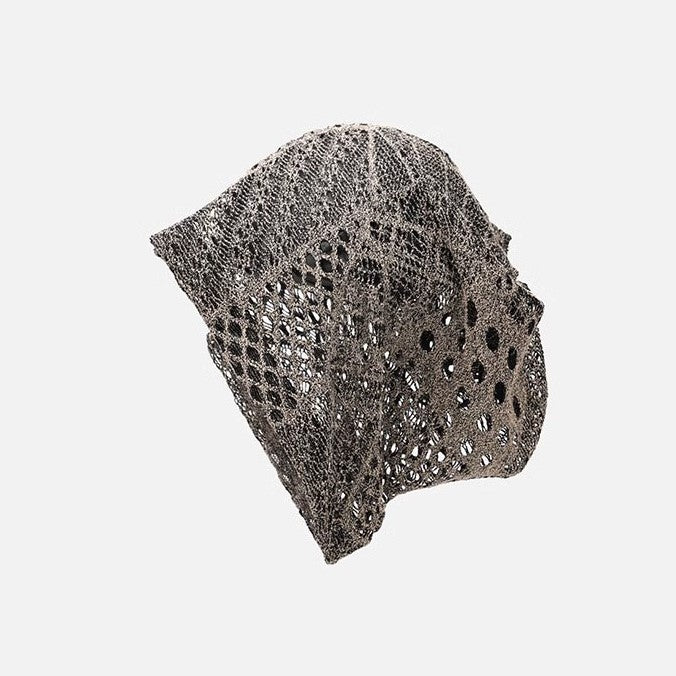 Retro Mesh Hollow Breathable Pile Bucket Hat