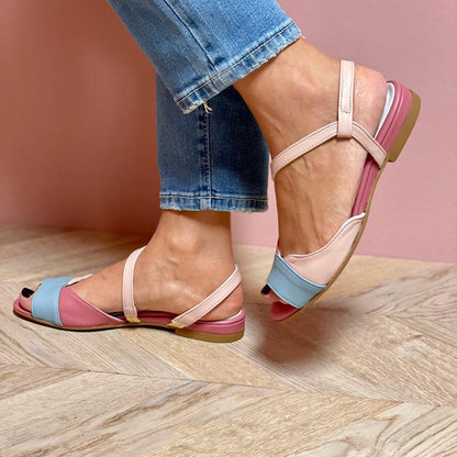 Women's Low Heel Flat Sandals for Walking