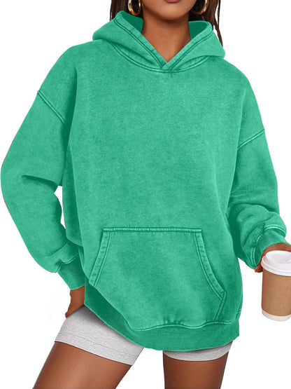Übergroßer Pullover mit Acid-Wash-Effekt