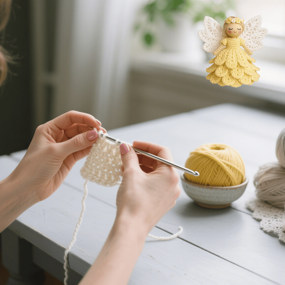 HandiCraft™ | DIY Crochet Angel Kit – Create Something Meaningful | 1+1 FREE
