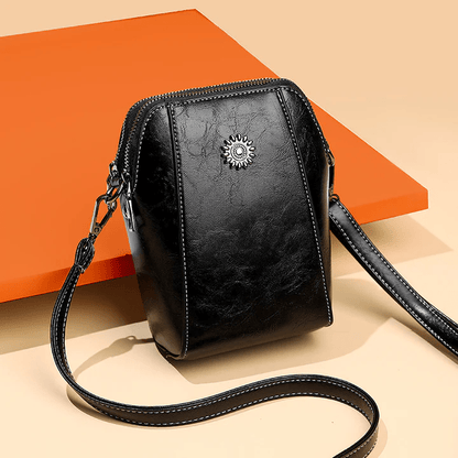 VioraLux™ Leather Crossbody — Command Attention with Timeless Elegance and Effortless Confidence