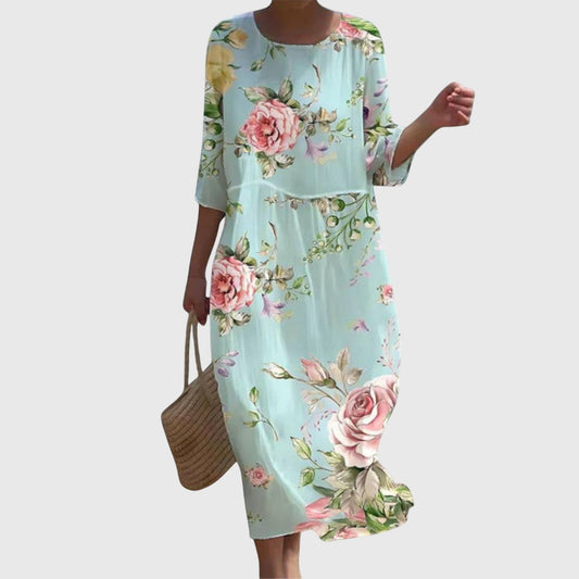 Desiree | Stylish Floral Maxi Dress