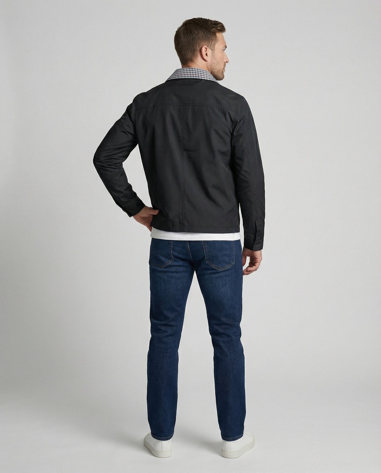 Alaric | Luxuriöse Herrenjacke | Summer Jacket – Elegant Men’s Premium Outerwear in Lightweight Smooth Fabric