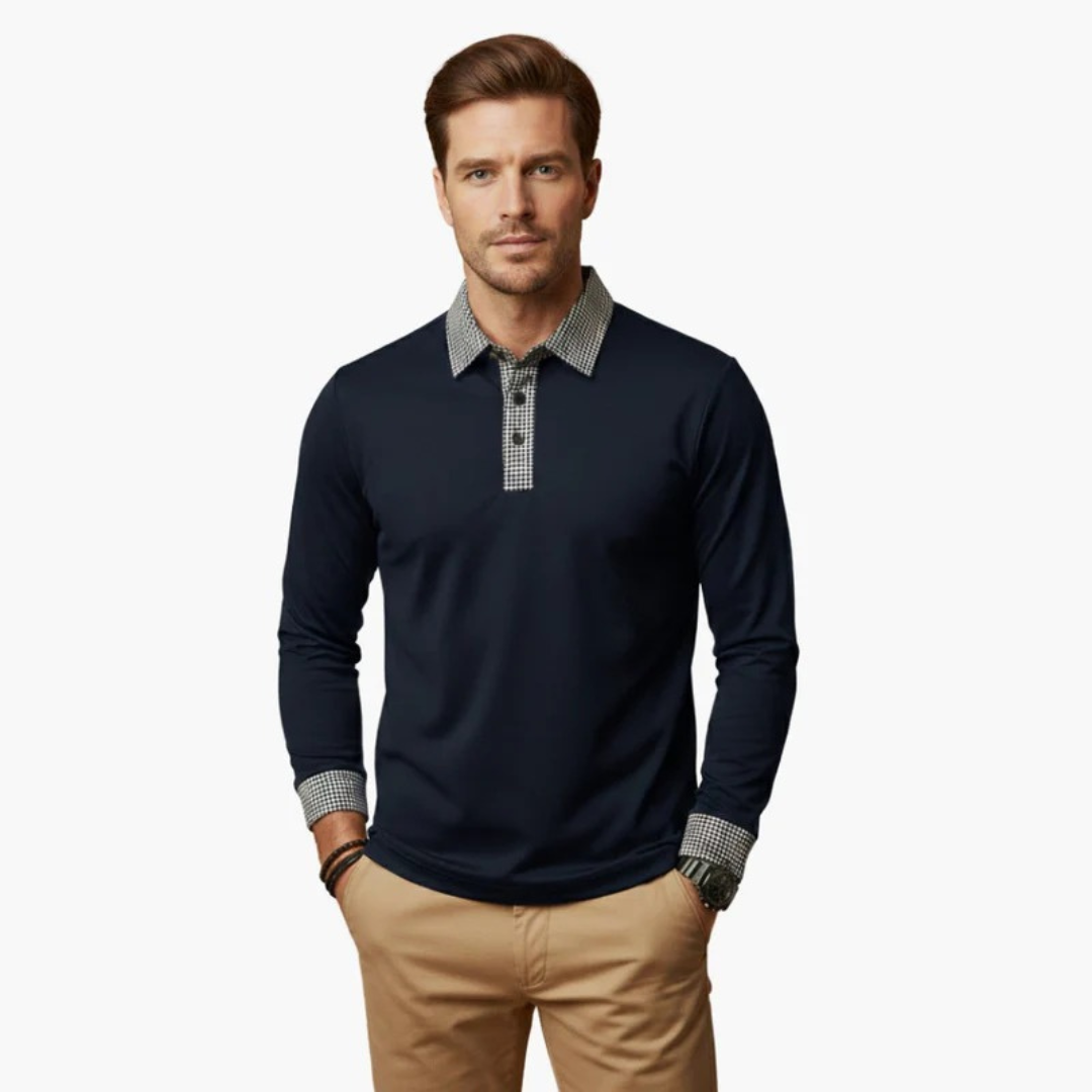 Bastian | Herren Poloshirt Kontrast Stil