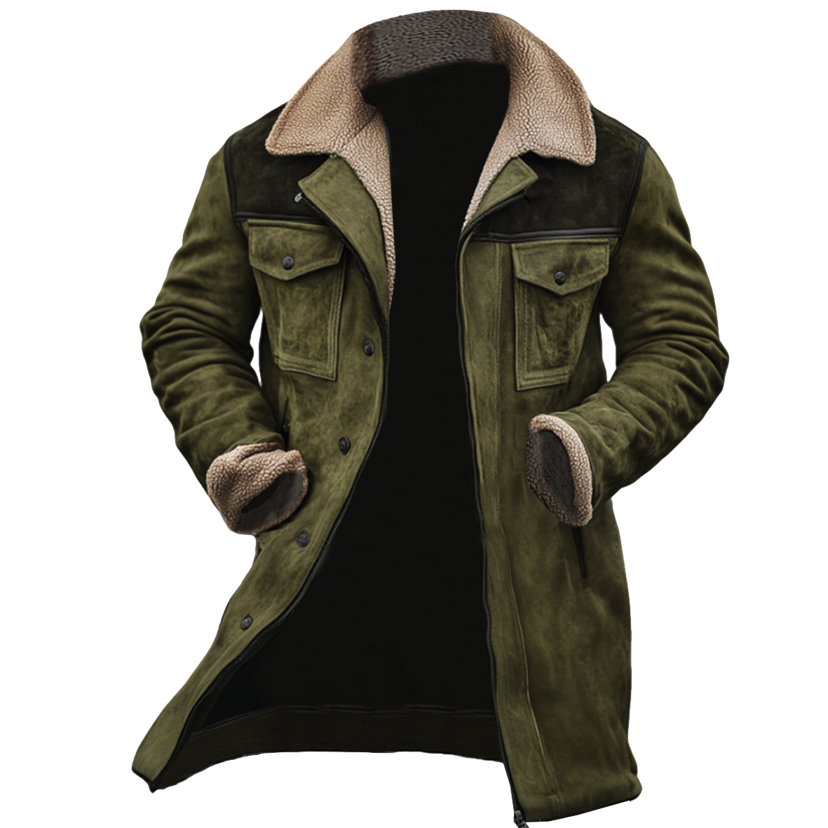 Kraveno - Vintage outdoor kabát s mnoha kapsami