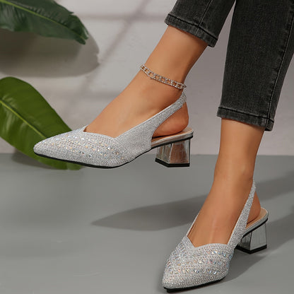 Sära Tallinn - ortopeediline slingback-plokk-kontsaking sädelev king