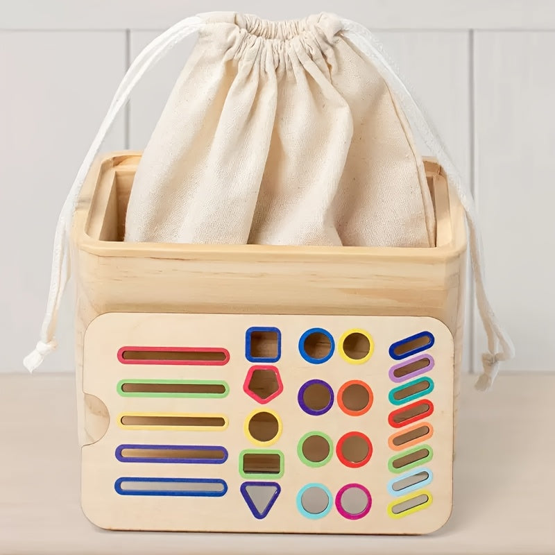 ColorSort – Houten Multifunctioneel Sorteerspeelgoed