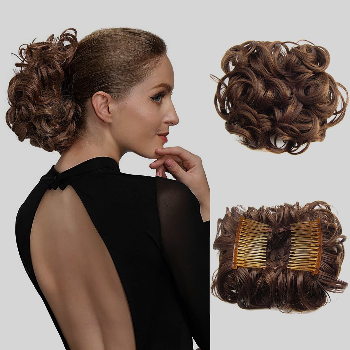 Krullende Knot Hairextension – FluffyFix
