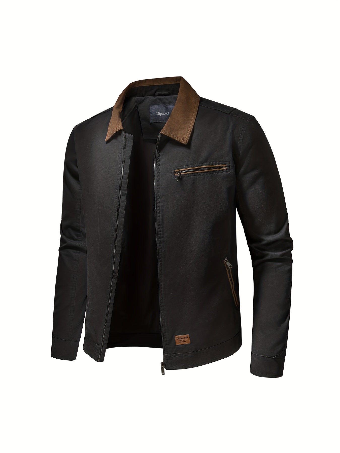 Lucan – Men’s Long Sleeve Spring Jacket with Collar and Pockets
