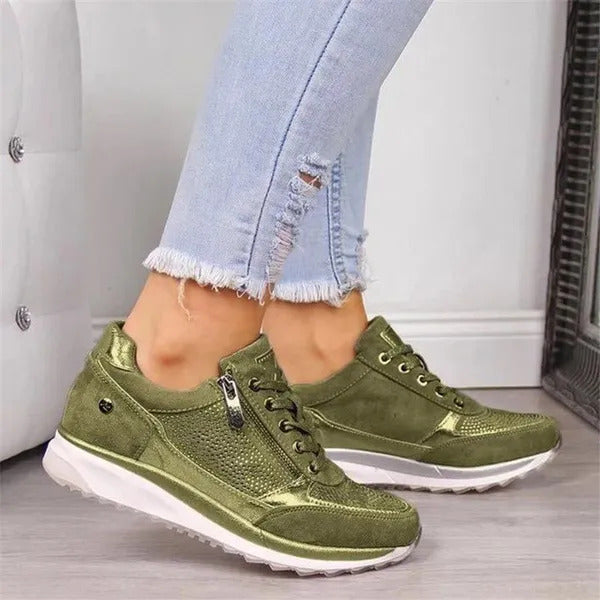 Sylvie Zip-Up Orthopedic Sneakers