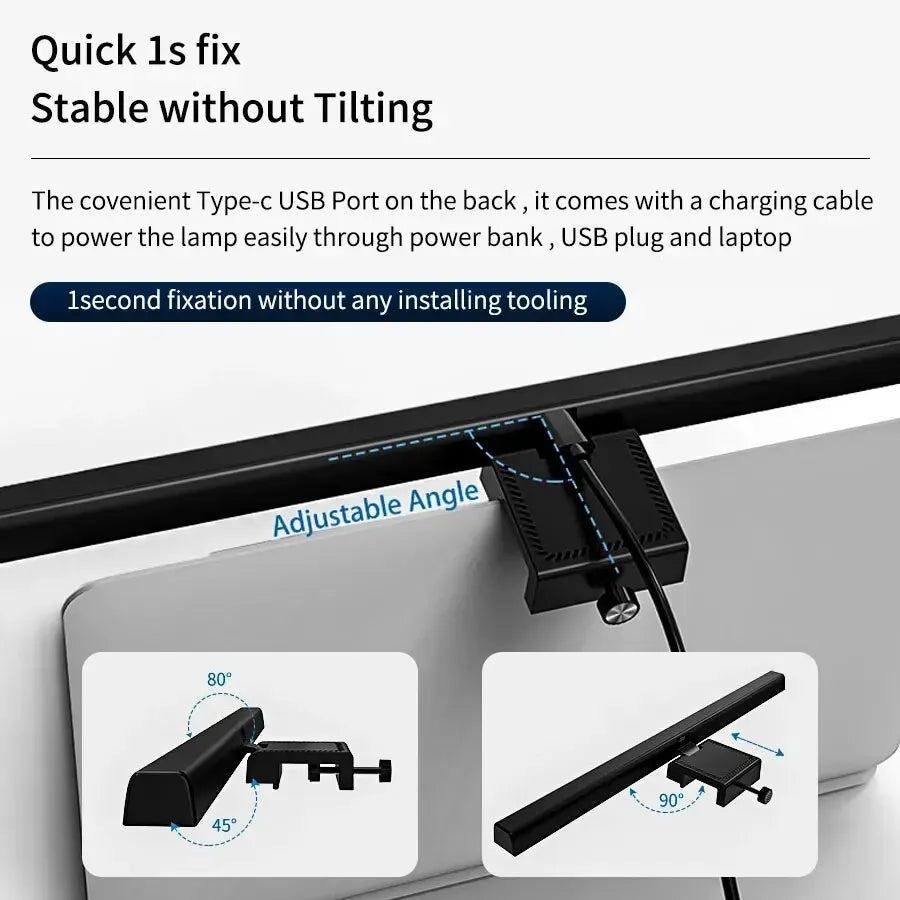 USB-Powered LED Monitor Light Bar | Adjustable Brightness | 33 cm / 50 cm