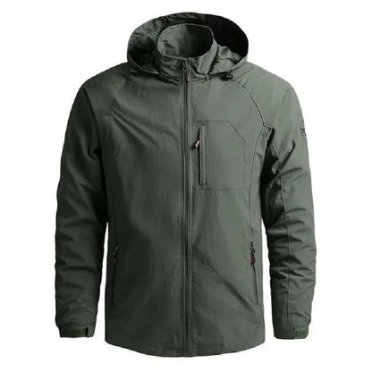 Malrick | Lichtgewicht herenjas met ritssluiting – Casual comfortabele bovenkleding, voor dagelijks gebruik