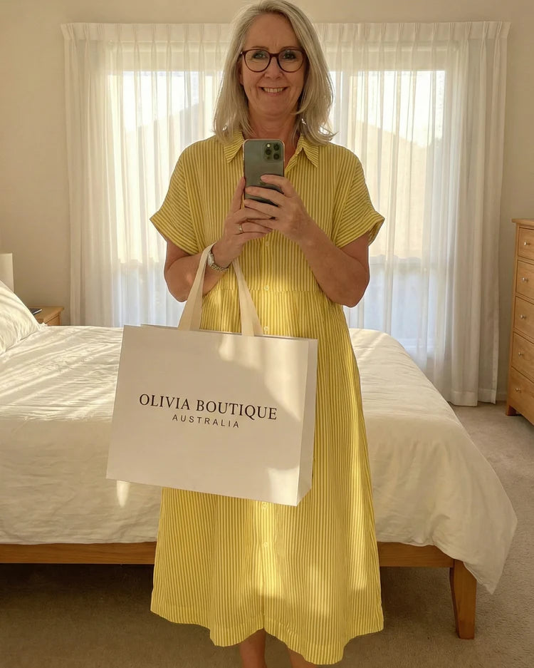 Beatrice Esposito Pleated Maxi Dress - gallery image highlighting skirt pleats and length