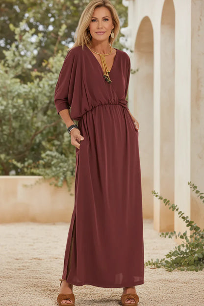 Beatrice Esposito™ Beatrice Esposito™ Flowing Pleated Maxi Dress - gallery image 48