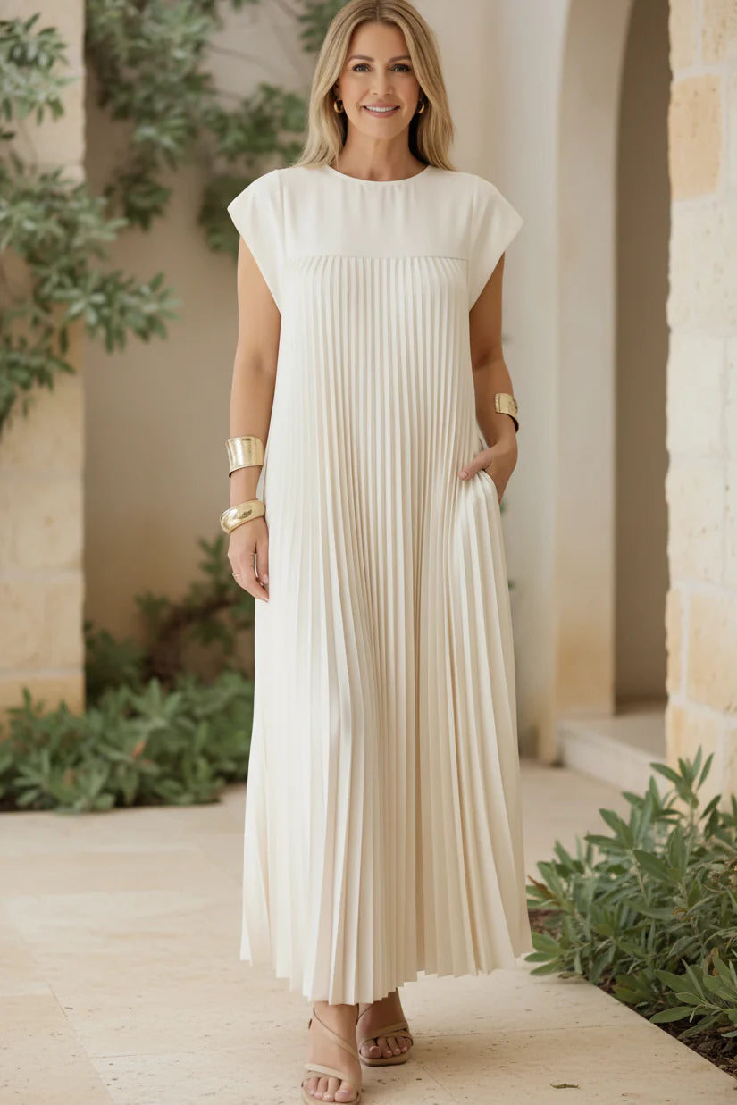 Beatrice Esposito™ Beatrice Esposito™ Flowing Pleated Maxi Dress - gallery image 51