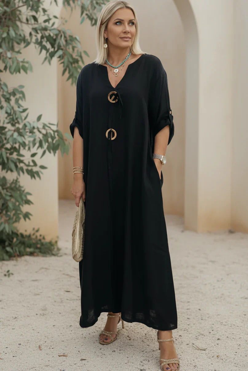 Beatrice Esposito™ Beatrice Esposito™ Flowing Pleated Maxi Dress - gallery image 64