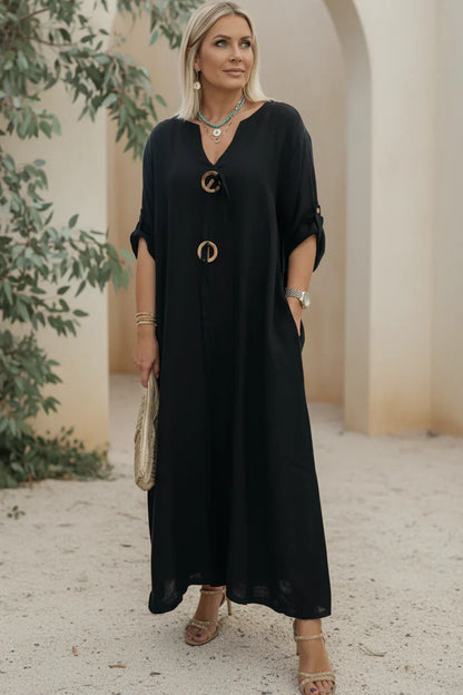 Beatrice Esposito™ Beatrice Esposito™ Flowing Pleated Maxi Dress - gallery image 64