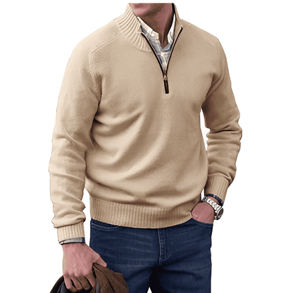 Rory | Men’s Knitted Half-Zip Pullover Jumper