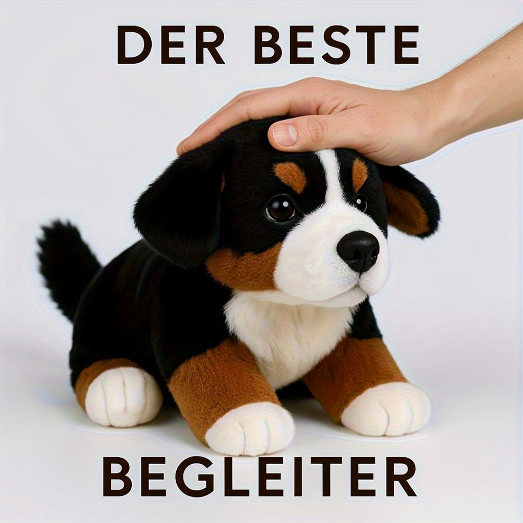 Realistisches Berner Sennen Kuscheltier – SoftBernie