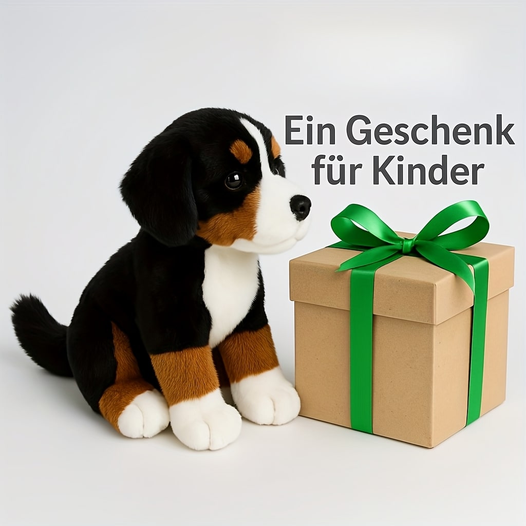 Realistisches Berner Sennen Kuscheltier – SoftBernie