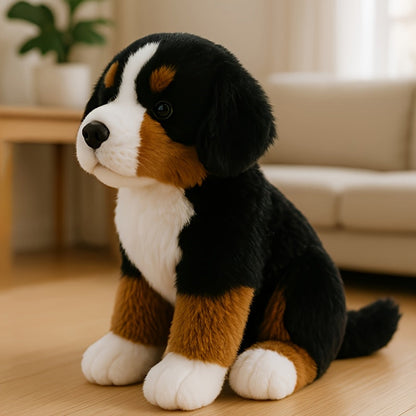 Realistisches Berner Sennen Kuscheltier – SoftBernie