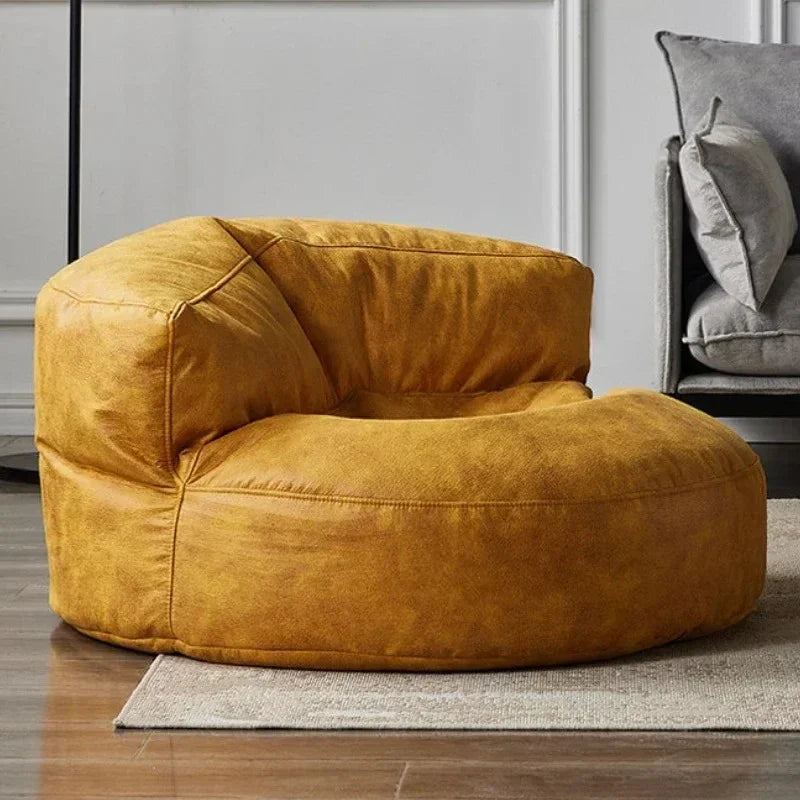 Zitzak Hoes Suède Stof 100cm Loungestoel Woonkamer Slaapkamer Wasbaar Modern | Restfield