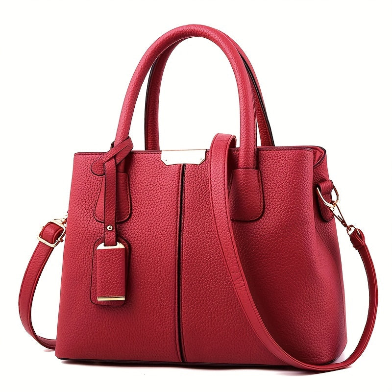 Jeanne – Sac à main en cuir structuré avec bandoulière femme