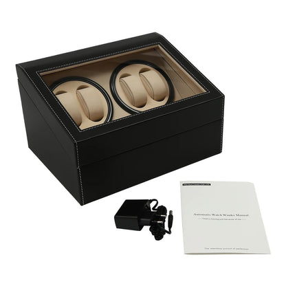 FörvarBillon® Quad - The Only Watch Winder with Ultra Silent (<5dB) Bi-Directional Japanese Motors | Designed by JesseVance Milan