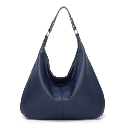 Retro Large Capacity Soft Leather Tote