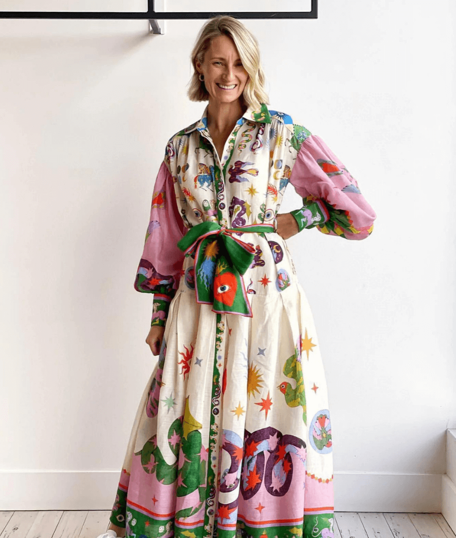 Esmarie | Zeitloses italienisches Kleid mit Eleganz