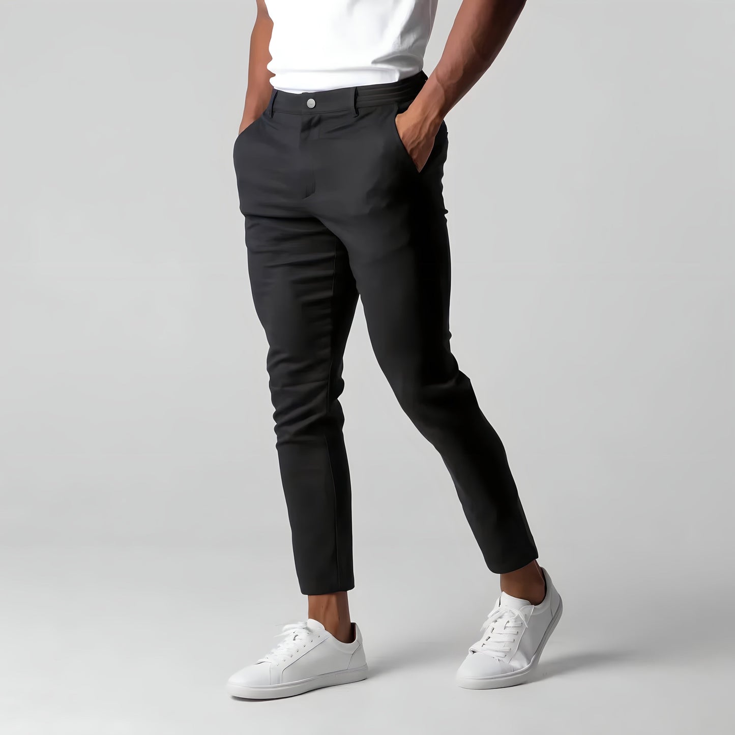 Chinos hombre elásticos elegantes cómodos – estilo moderno versátil diario
