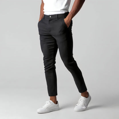 Chinos hombre elásticos elegantes cómodos – estilo moderno versátil diario